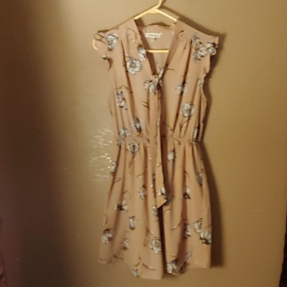 Monteau Pink Floral Dress